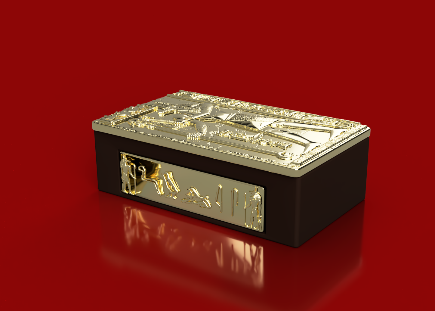 Файл STL egypt Jewelry box basic・3Dпечатная модель для загрузки・Cults
